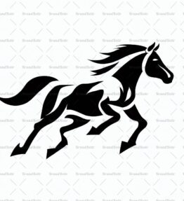 Galoppierendes Pferd